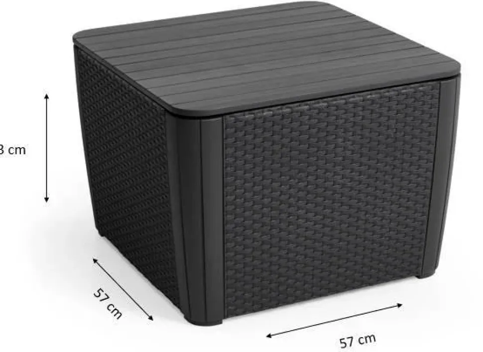 Allibert Hocker Met Opbergruimte (57X57 Cm)