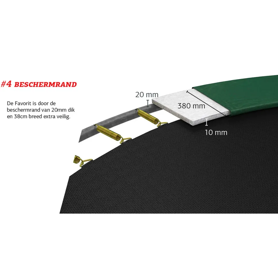 Berg Favorit Inground Trampoline O430 Cm