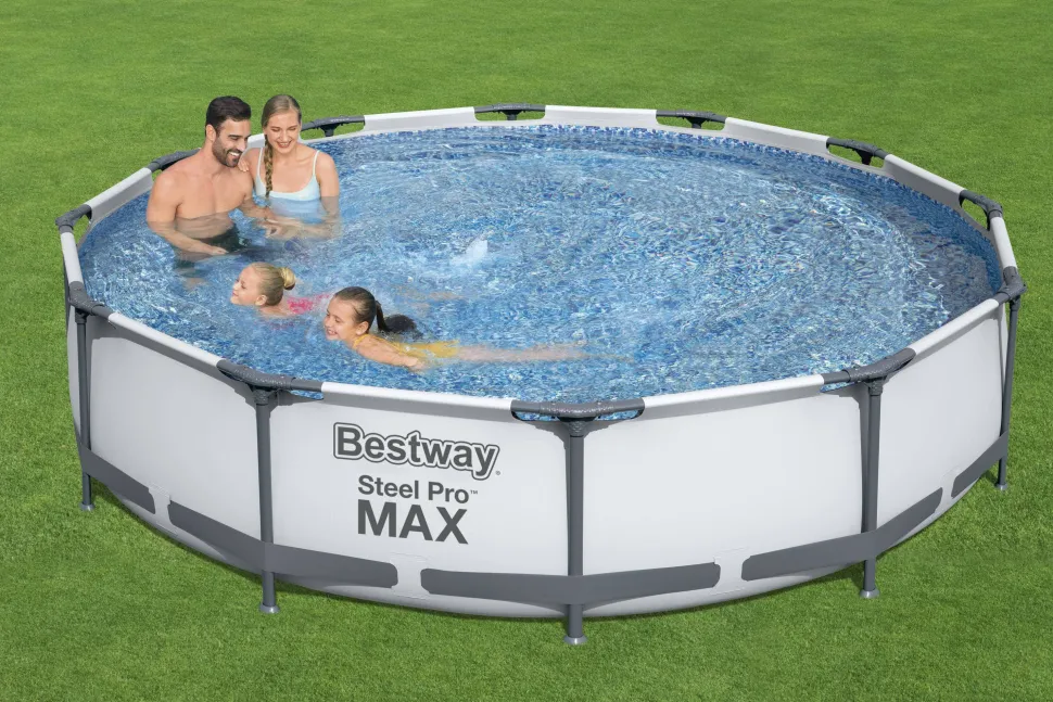 Bestway Steel Pro Max 56416 Bestway Steel Pro Max Zwembad + Filterpomp 366 Cm