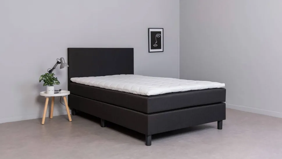 Beter Bed Complete Boxspring Box Owen Vlak Met Gestoffeerd Matras (120X200 Cm)