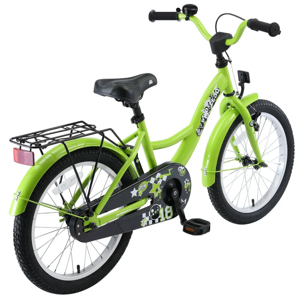 Bikestar Classic Kinderfiets 18 Inch Groen