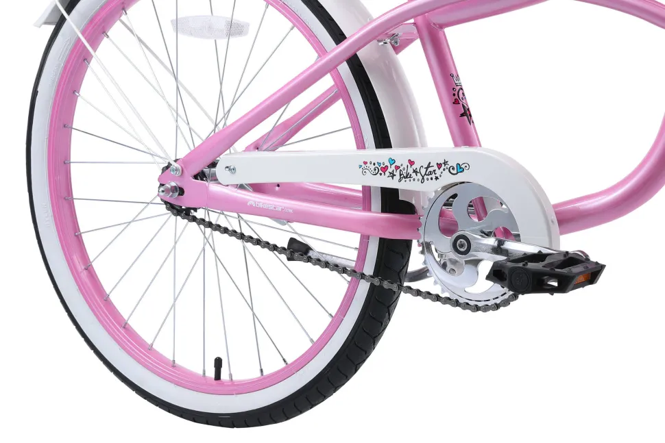 Bikestar Classic Kinderfiets 24 Inch Roze