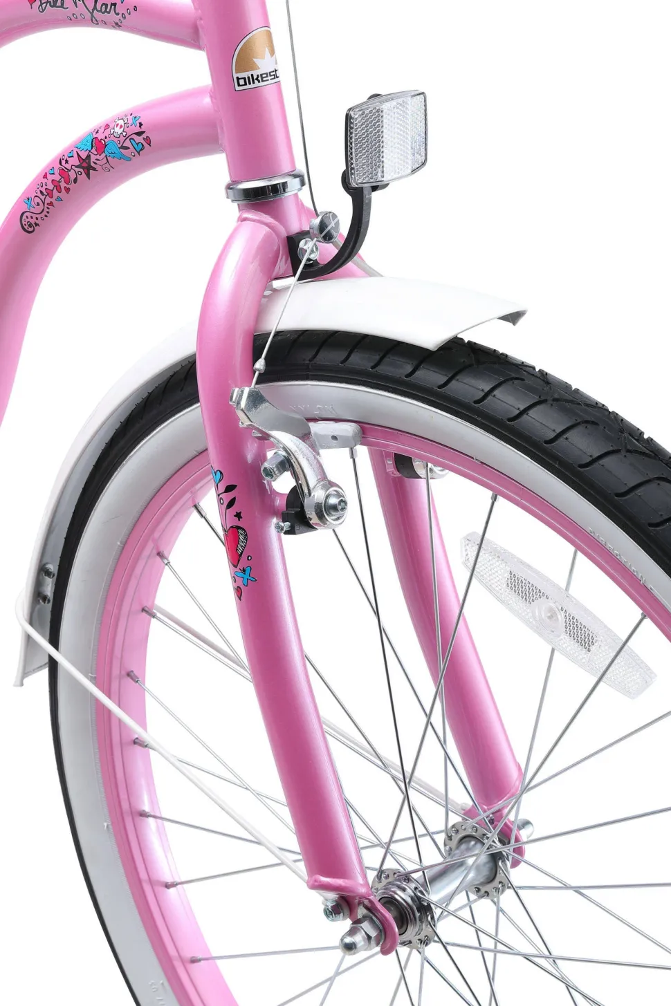 Bikestar Classic Kinderfiets 24 Inch Roze