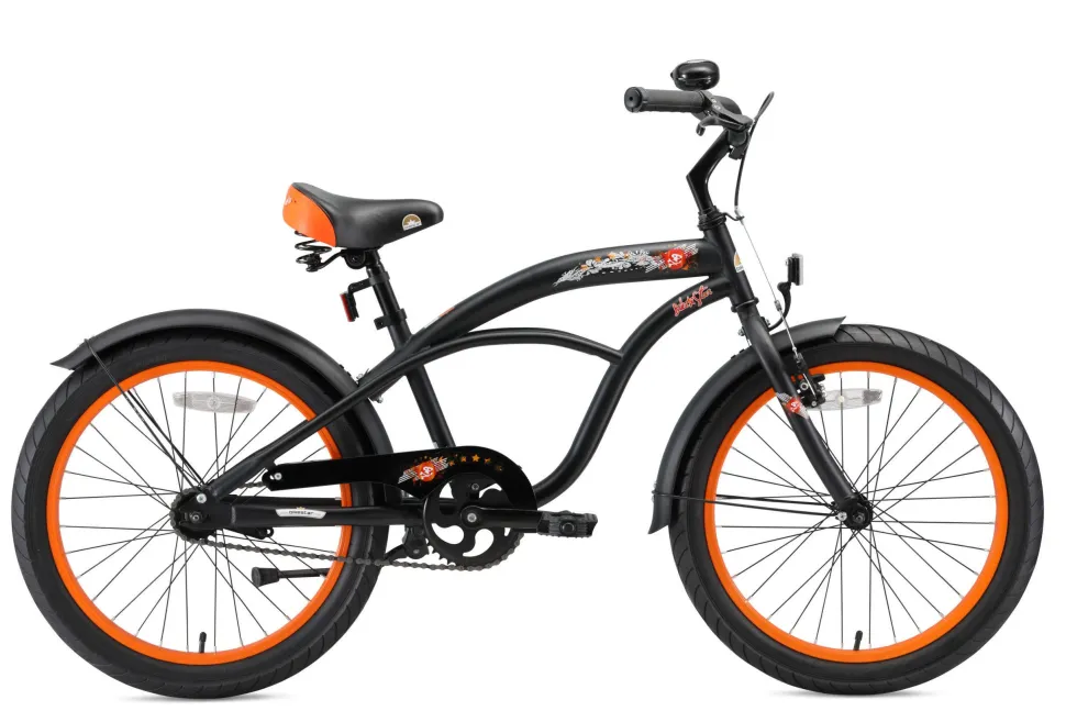 Bikestar Cruiser Kinderfiets 20 Inch Zwart