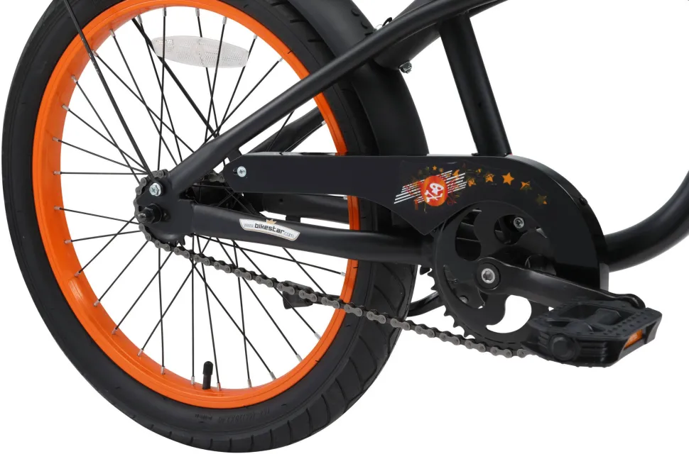 Bikestar Cruiser Kinderfiets 20 Inch Zwart