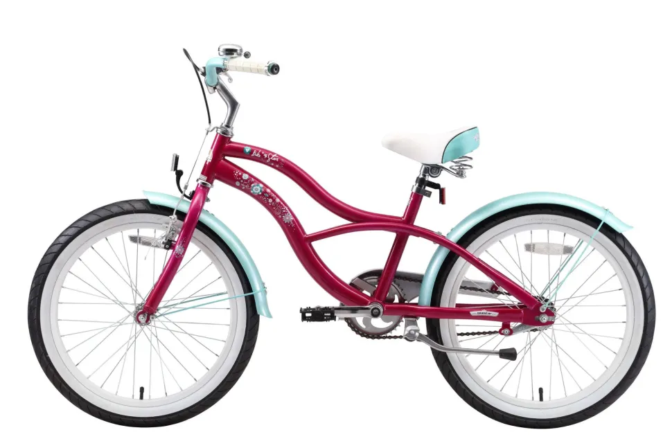 Bikestar Cruiser Kinderfiets 20 Inch Lila
