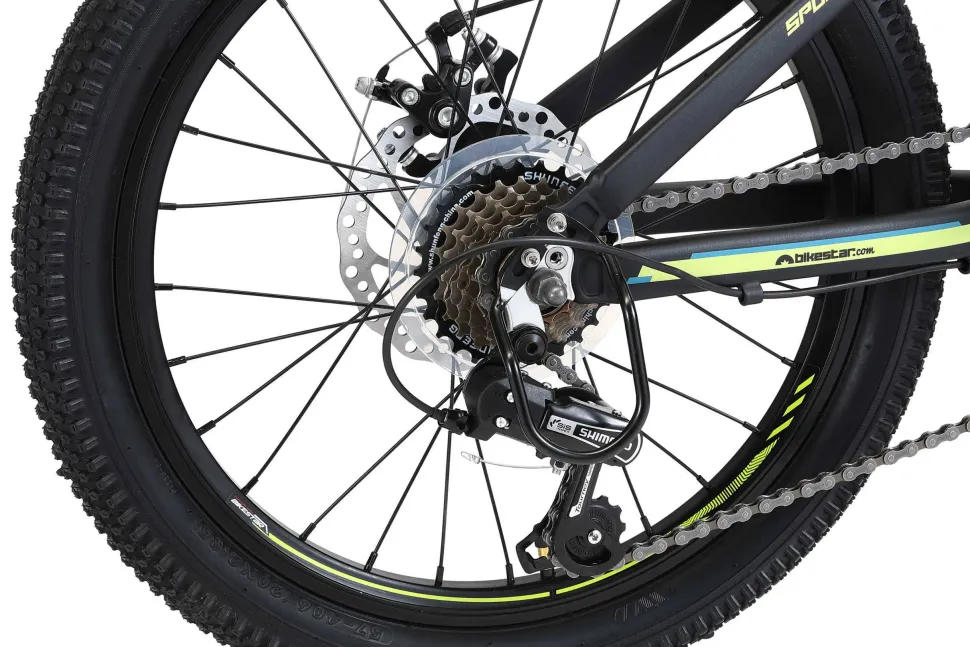 Bikestar Kinderfiets 20 Inch Zwart