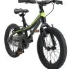 Bikestar Mountainbike Alu Kinderfiets 16 Inch Zwart /Groen