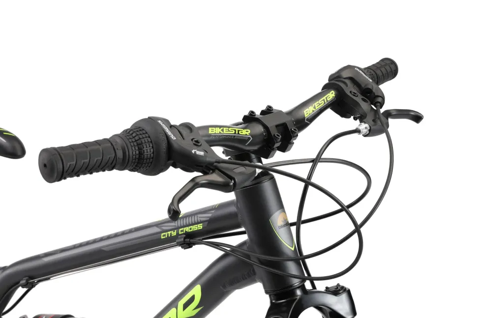 Bikestar Mtb Fully Kinderfiets 24 Inch Zwart