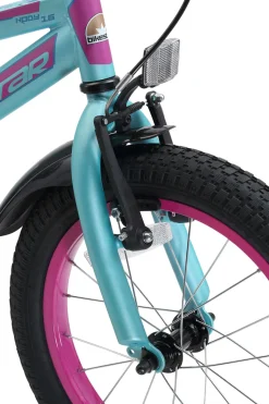 Bikestar Urban Jungle Kinderfiets 16 Inch Paars /Turquoise