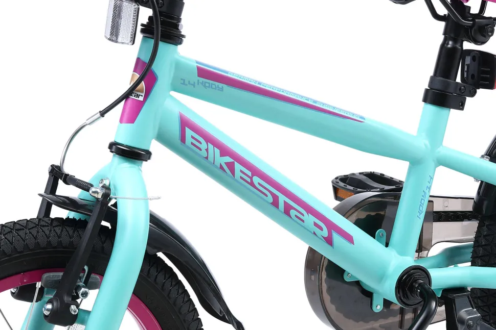 Bikestar Urban Jungle Kinderfiets 14 Inch Turquoise