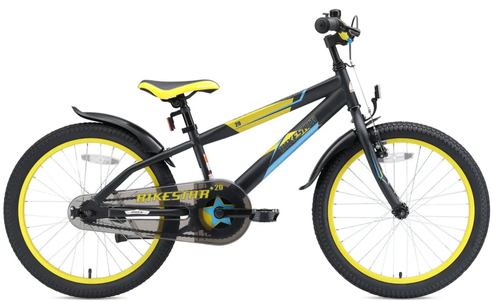 Bikestar Urban Jungle Kinderfiets 20 Inch Zwart