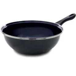 Bk Bk Wokpan Fortalit - O 28 Cm / 3.6 Liter - Geemailleerde Anti-Aanbaklaag