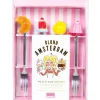 Blond Amsterdam Taartvorkje Even Bijkletsen (Set Van 4)