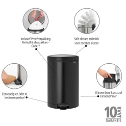 Brabantia Newicon Newicon Pedaalemmer (20L)