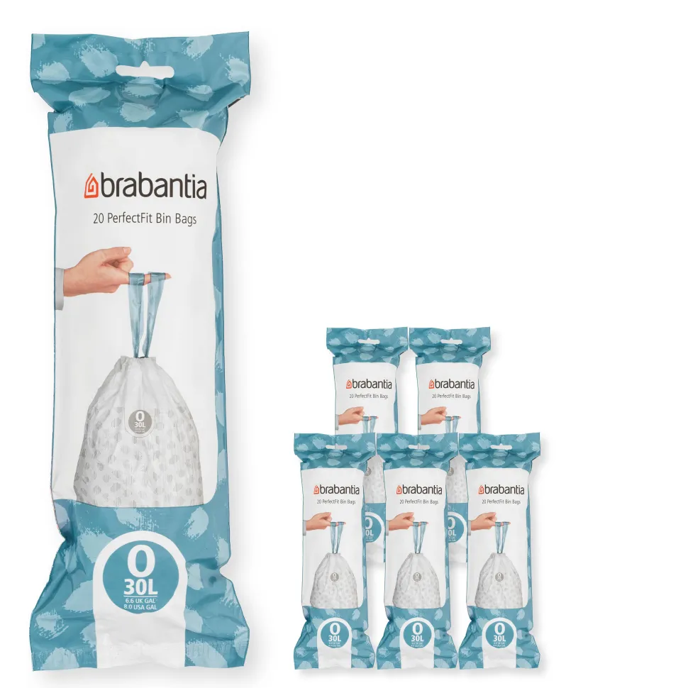 Brabantia Perfectfit Afvalzak (30L) (6 X 20 Zakken)