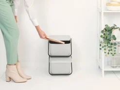 Brabantia Sort & Go Stapelbaar Stapelbare Afvalemmer (20L)