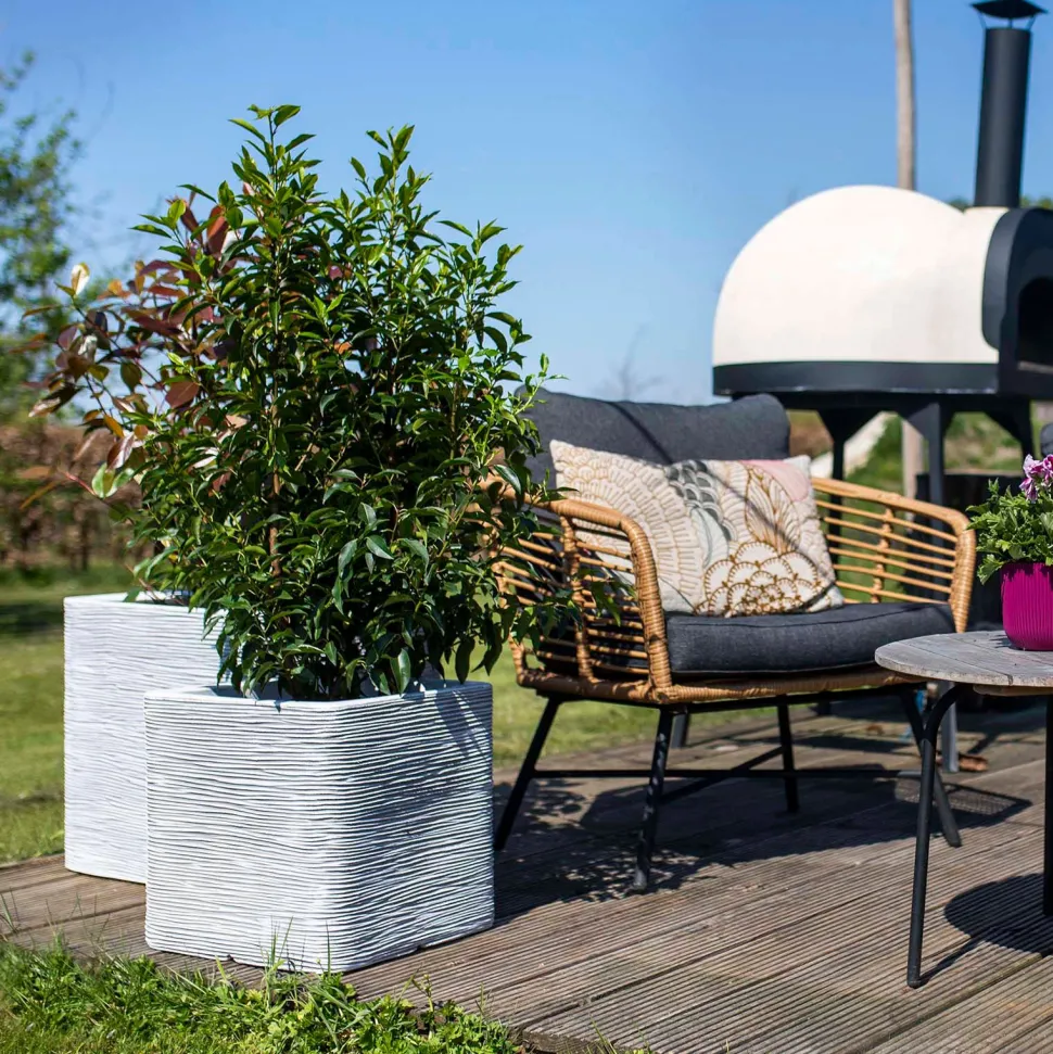 Capi Bloempot Nature Rib (40X40X40 Cm)