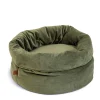 Designed By Lotte Fluco Kattenmand - Fluweel - Groen - 45X45X35 Cm