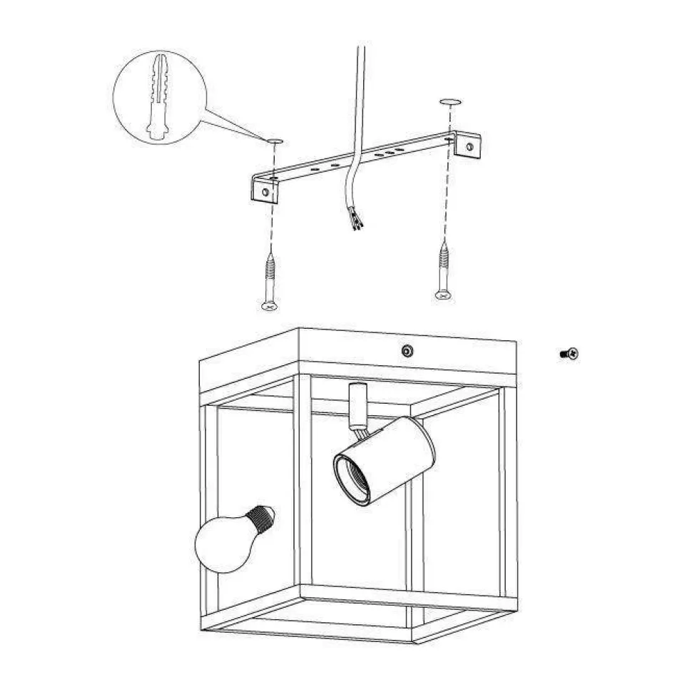Eglo Plafondlamp Silentina