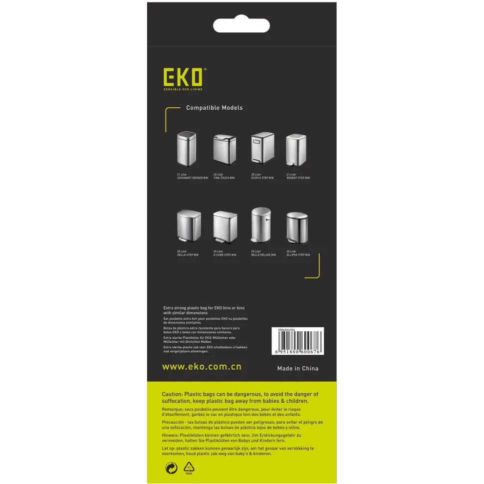 Eko Afvalzak (18-21L) (Set Van 6)