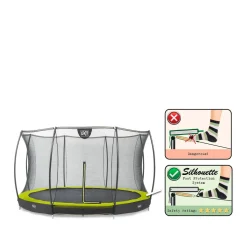 Exit Silhouette Ground Trampoline O427 Cm