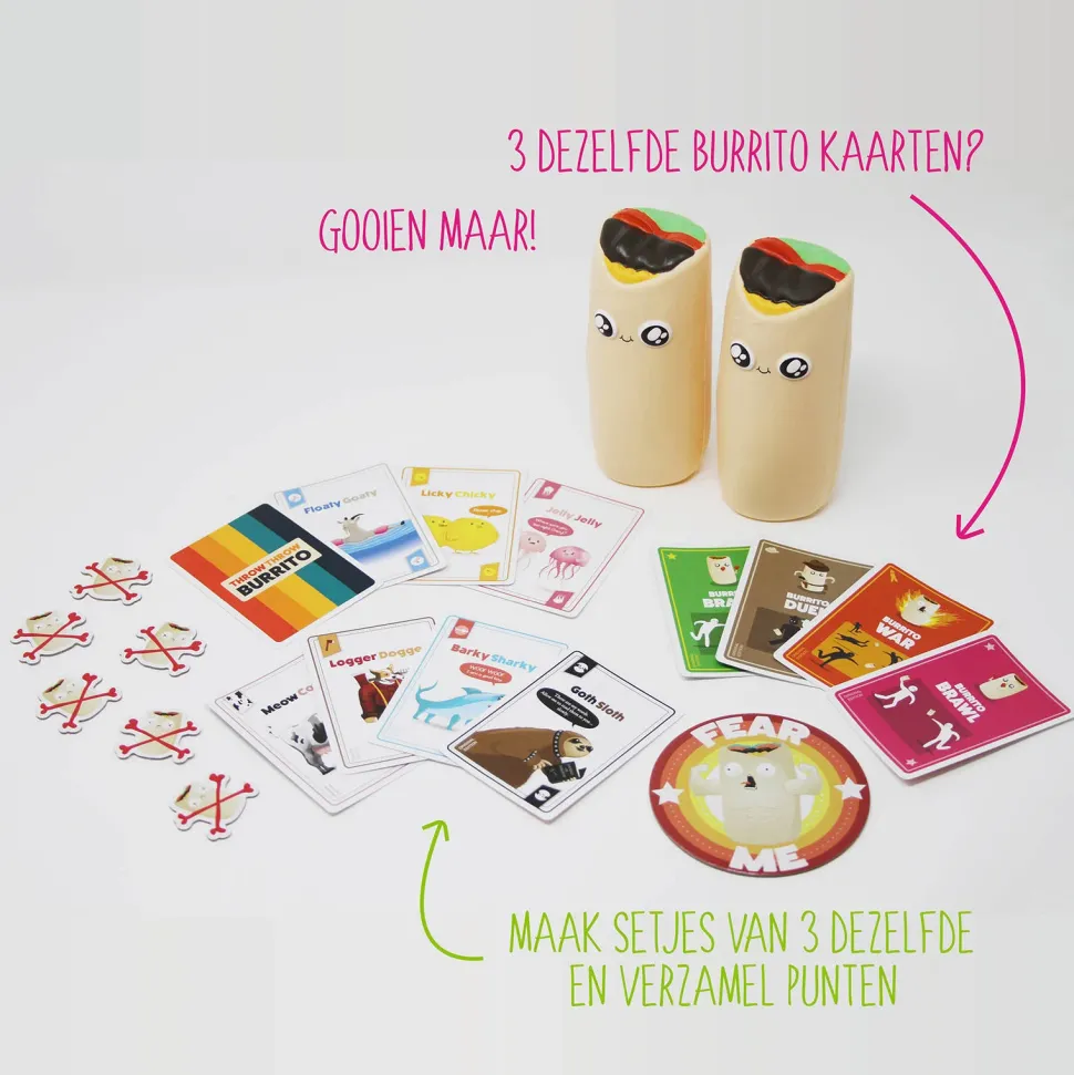 Exploding Kittens Throw Throw Burrito Kaartspel