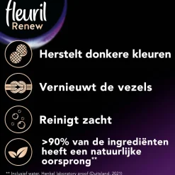 Fleuril Renew Liquid Black Vloeibaar Wasmiddel - 4 X 24 Wasbeurten - Voordeelverpakking - 24 Wasbeurten