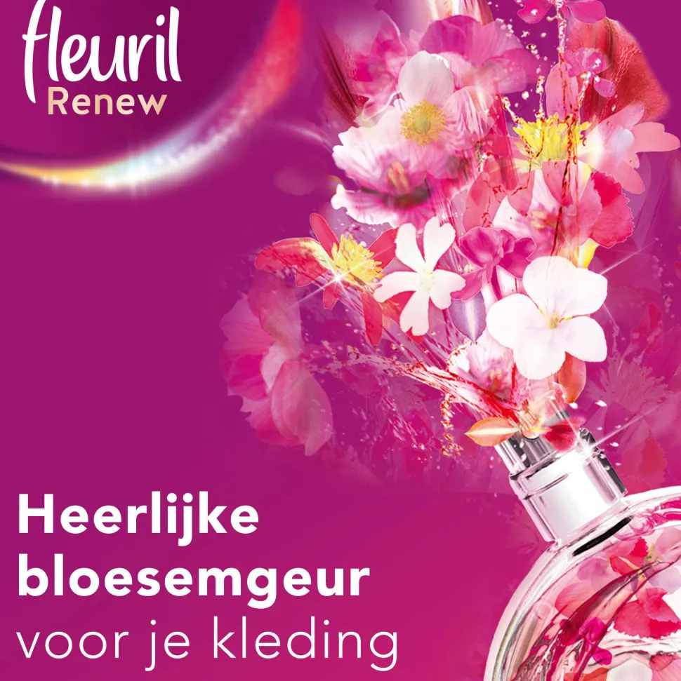 Fleuril Renew Liquid Bloesem Vloeibaar Wasmiddel - 4 X 24 Wasbeurten - Voordeelverpakking - 24 Wasbeurten