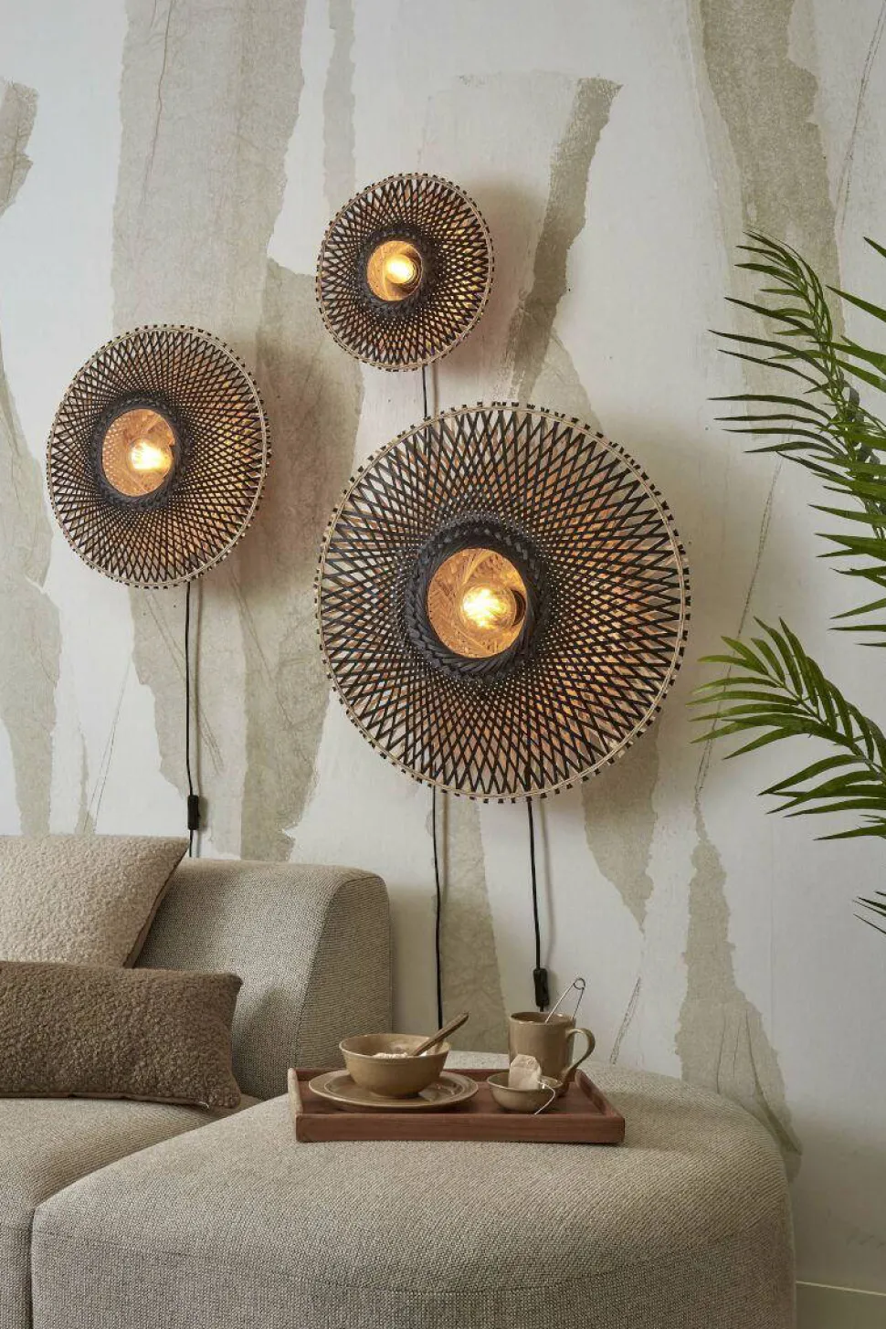 Good&Mojo Wandlamp Kalimantan (O8 Cm)