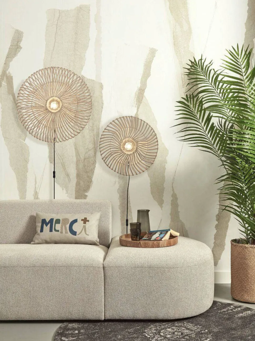 Good&Mojo Wandlamp Zanzibar (O55 Cm)