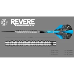 Harrows Revere 90% Tungsten Steeltip Dartpijlen (23 Gram)