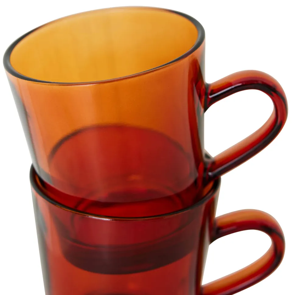 Hkliving Koffieglas 70'S (O7,7 Cm) (200 Ml) (Set Van 4)