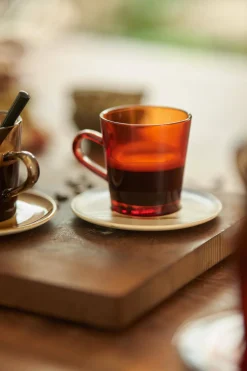 Hkliving Koffieglas 70'S (O7,7 Cm) (200 Ml) (Set Van 4)