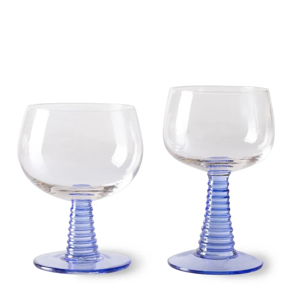 Hkliving Wijnglas Swirl (350 Ml) (O10 Cm)
