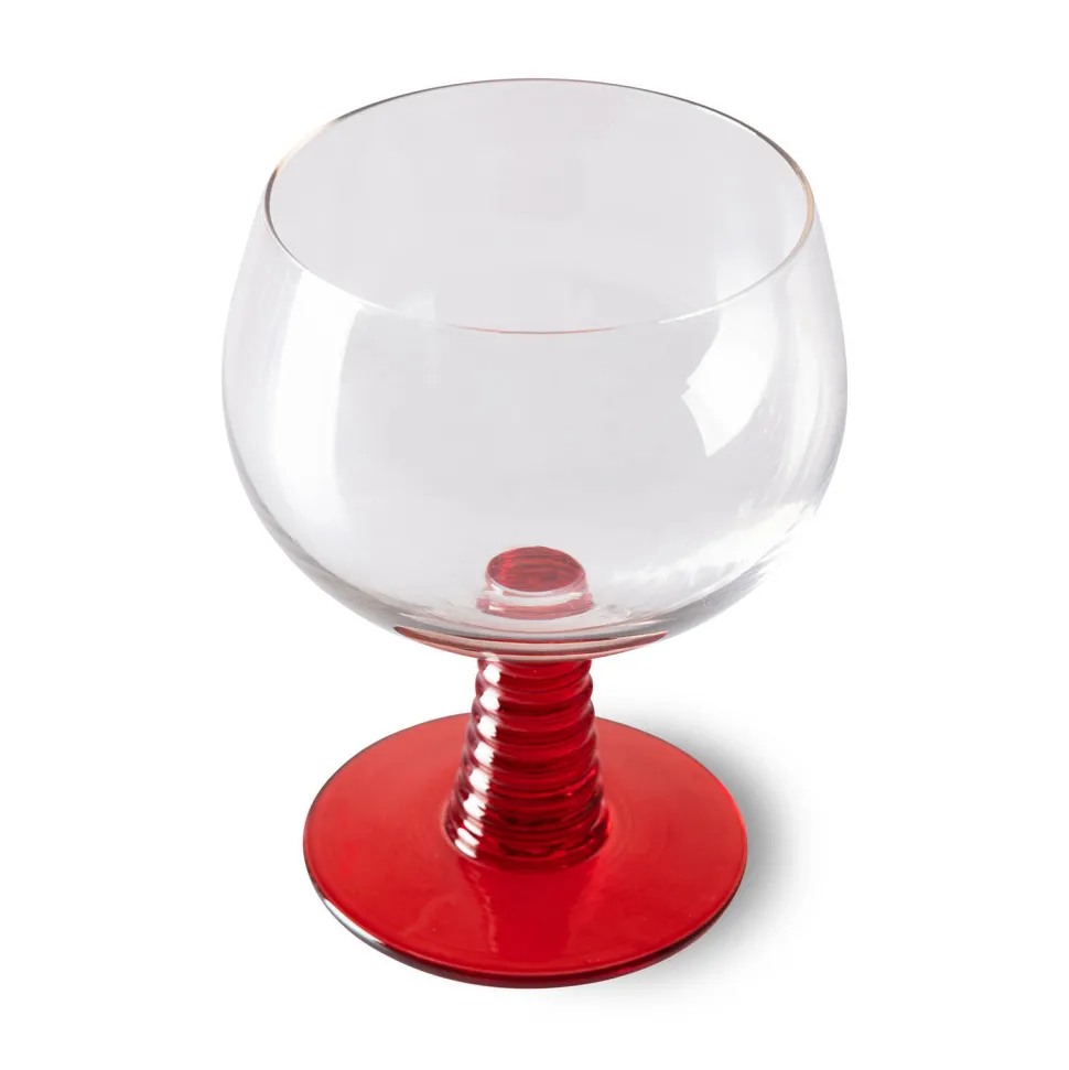 Hkliving Wijnglas Swirl (350 Ml) (O10 Cm)
