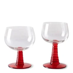 Hkliving Wijnglas Swirl (350 Ml) (O10 Cm)