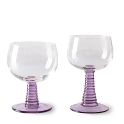 Hkliving Wijnglas Swirl (350 Ml) (O10 Cm)