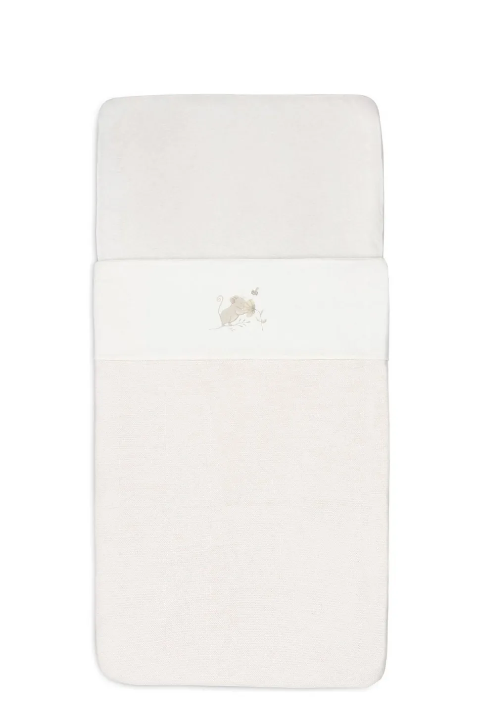 Jollein Baby Wieglaken 75X100Cm Dreamy Mouse Ivory