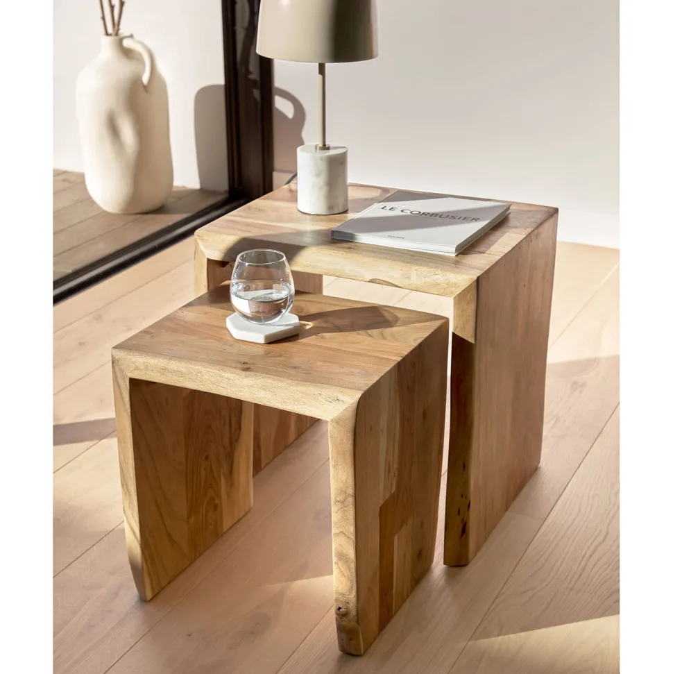 Kave Home Bijzettafel (Set Van 2) Zuleika