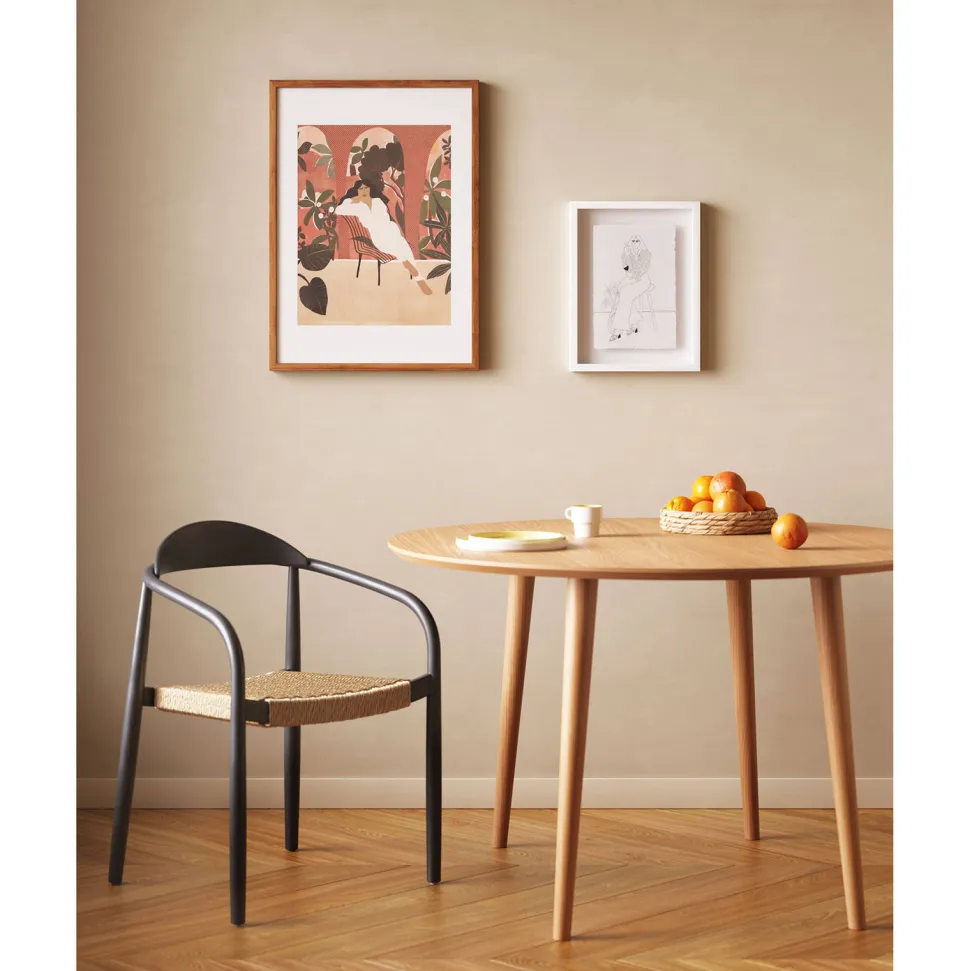 Kave Home Uitschuifbare Eetkamertafel Oqui (120X120-200 Cm)