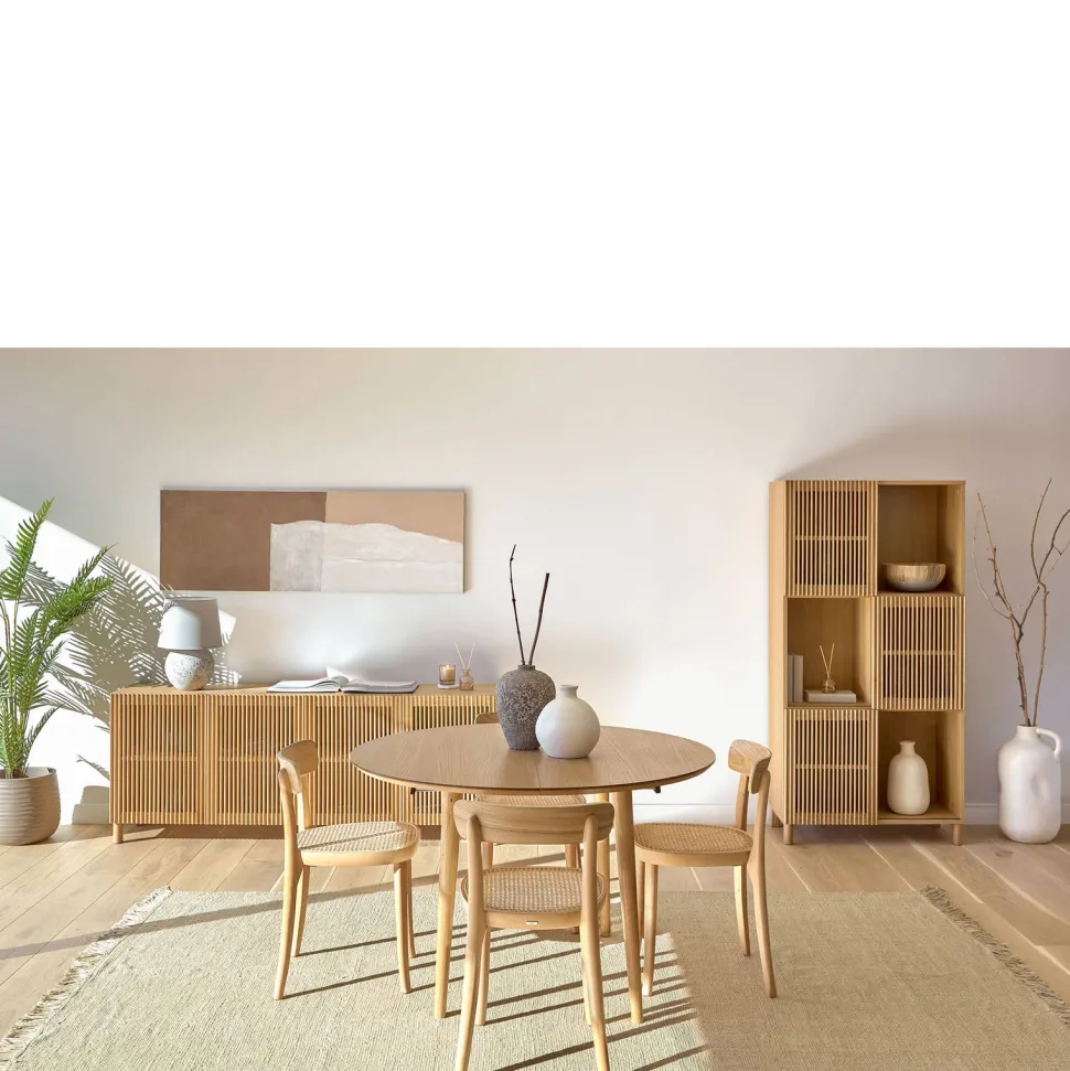 Kave Home Uitschuifbare Eetkamertafel Oqui (120X120-200 Cm)