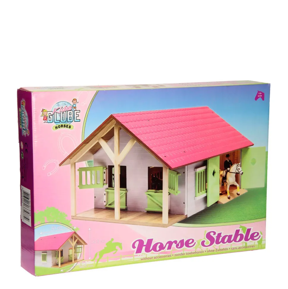 Kids Globe Paardenstal Schaal 1:24