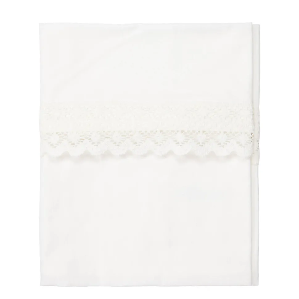 Koeka Crochet Baby Wieglaken 80X100 Cm Milky