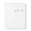 Koeka Falling Leaves Baby Wieglaken 80X100 Cm Wit