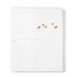Koeka Falling Leaves Baby Ledikantlaken 110X140 Cm Wit
