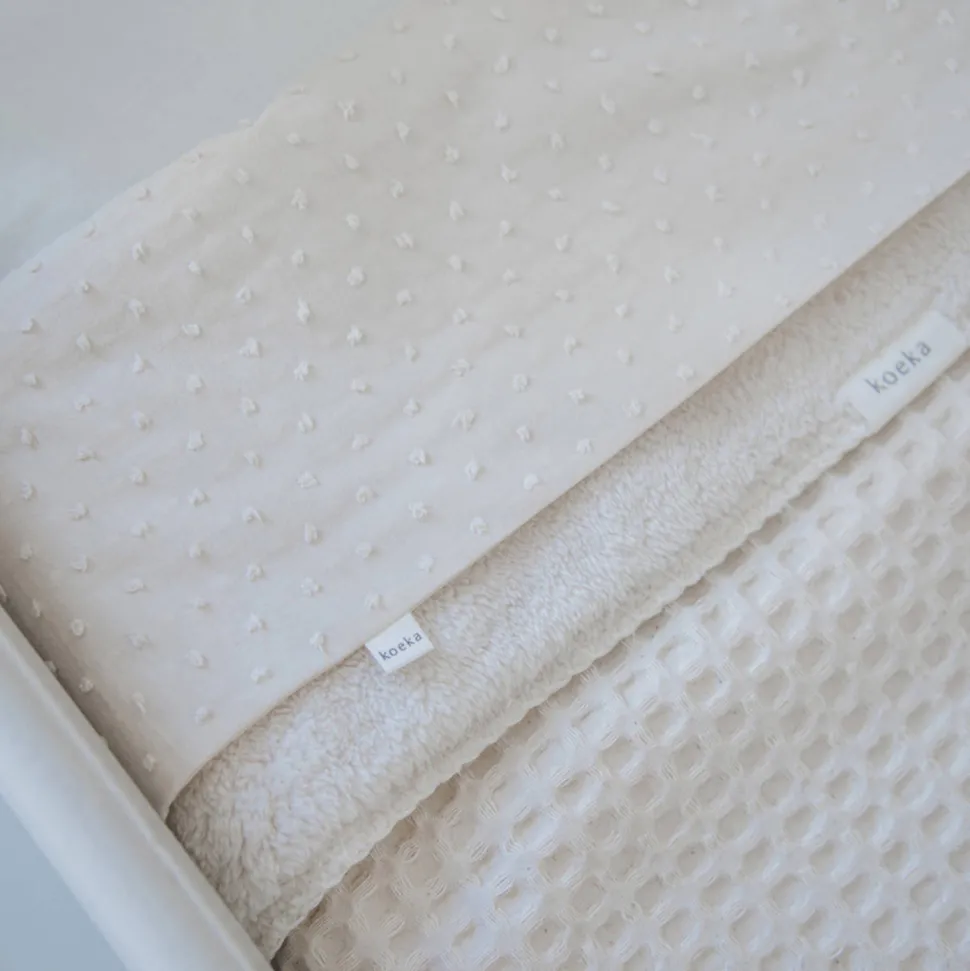 Koeka Napa Baby Ledikantlaken 110X140 Cm Offwhite