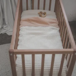 Koeka Napa Baby Wieglaken 80X100 Cm Perzik Roze