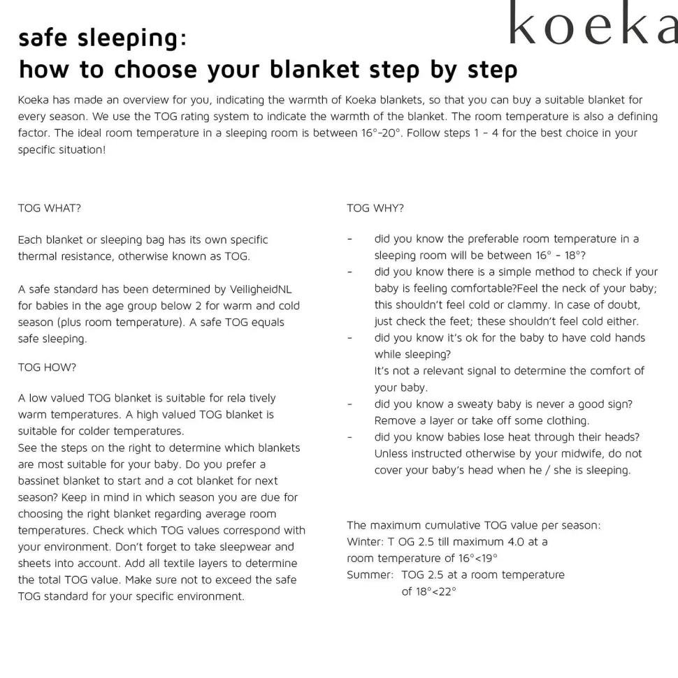 Koeka Nostalgia Baby Wieglaken 80X100 Cm Warm White