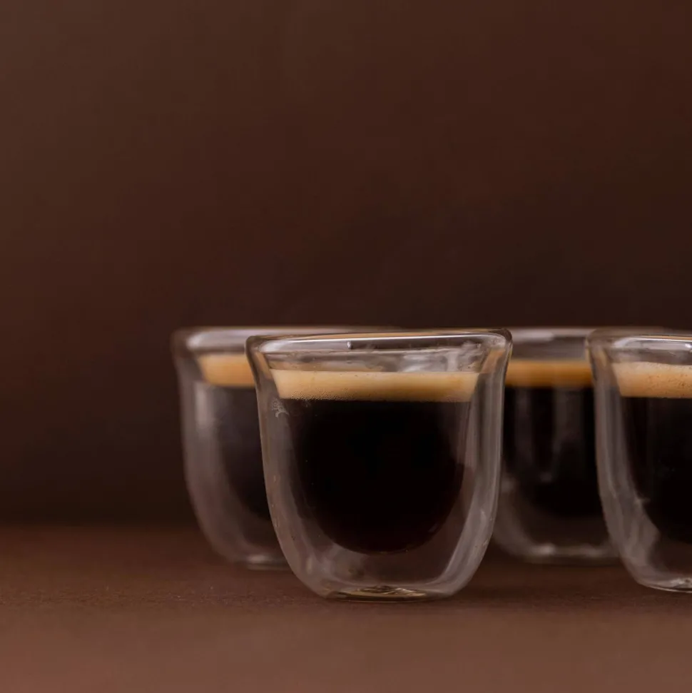 La Cafetiere Glas (Dubbelwandig) (110 Ml) (Set Van 4)